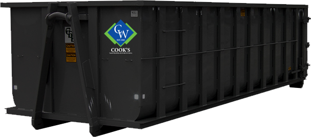  Photo of Cooks Waste roll-off container.