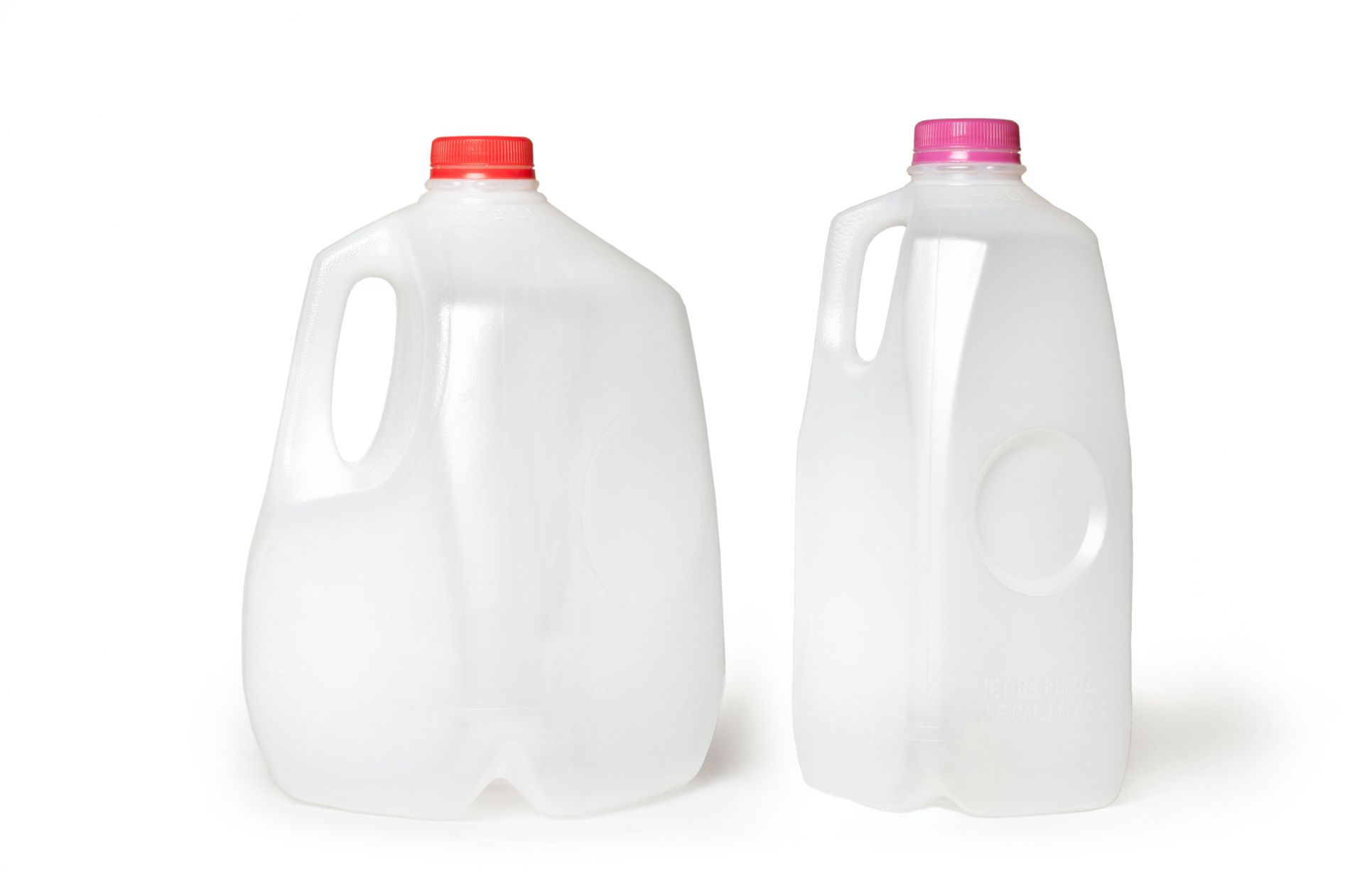 Milk jugs.